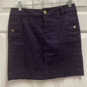 Purple jean skirt
